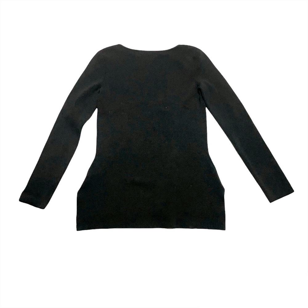 Athleta Derek Lam 10C 10 Crosby Ribbed Long Sleeve Knit Sweater Blouse Small - Picture 7 of 7